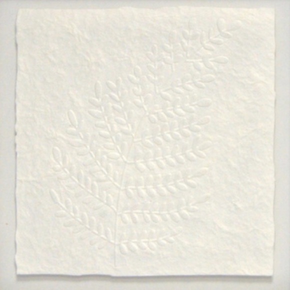 Threshold Pressed Paper Botanical Wall Art and bee set of‎ two wooden - Picture 3 of 15